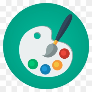 Paint Palette Vector Icon Png Clipart