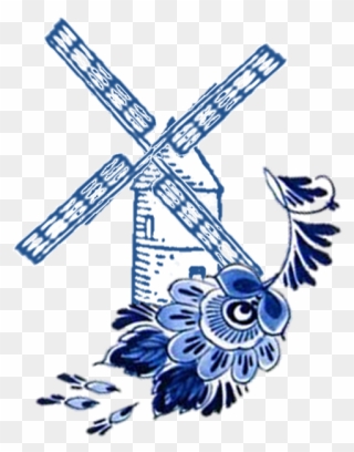 Small Dutch Windmill Tattoo Clipart