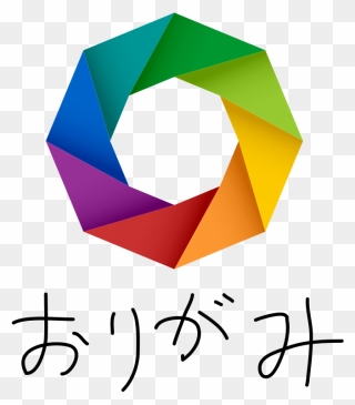 Origami - Rainbow Octagon Clipart