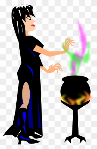How To Set Use Witch With Cauldron Clipart , Png Download - Magic Potion By Witches Transparent Png