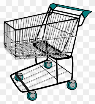 Shopping Cart Vector Graphic Pixabay - Clipart Shopping Cart - Png Download