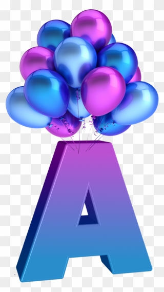 Balloons Png Purple And Blue Clipart