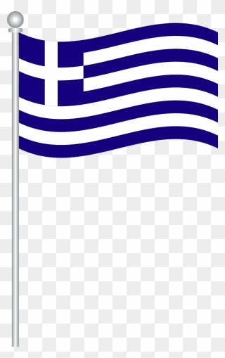 Flag Of Greece Flag Greece Free Photo - Greek Flag Transparent Background Clipart