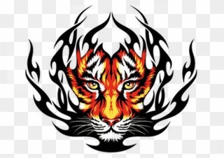 Tiger Tattoos Clipart Mango - Logo Tiger Vector Png Transparent Png