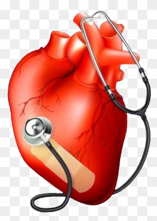 #brokenheart #bandagedheart #stethoscope #freetoedit - Medical Heart Png Clipart