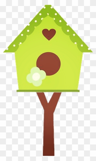 #treehouse - Cute Bird House Clipart - Png Download