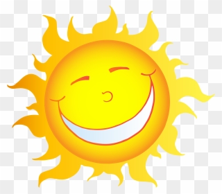 Png 12903 Rf Clipart Illustration Happy Smiling Sun - Letra S De Sol Con Imagenes Letra Transparent Png