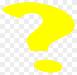 Yellow Question Mark Inside Red Circle Clip Art - Yellow Question Mark - Png Download