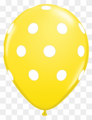 11 - Polka Dot Balloons Blue Clipart