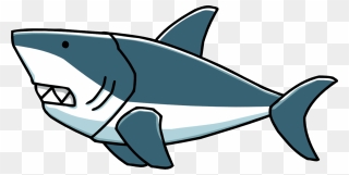 Shark Fin Soup Great White Shark Whale Shark Clip Art - Cartoon Shark Whale Clipart - Png Download