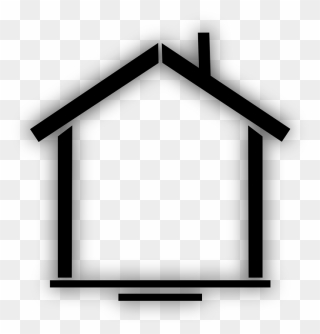 Simple House Silhouette Clipart