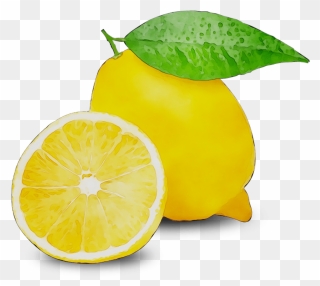 Lemon Vitamin C Vegetarian - Transparent Transparent Background Lemon Clipart