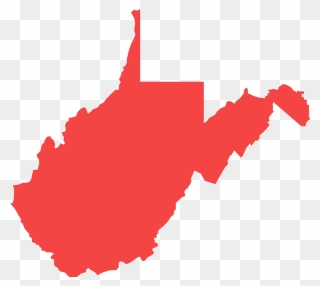 West Virginia State Silhouette Clipart