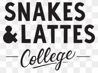 Snakes & Lattes College Logo - Snakes And Lattes Logo Clipart