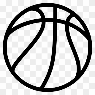 Basket Ball - Black Transparent Basketball Logo Clipart