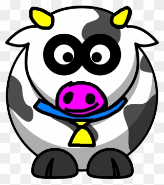 Cartoon Cow Farting Clipart