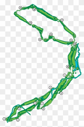 Scotsdale Golf Course Layout Clipart