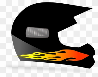 Helmet Race Racing Free Photo - Clipart Race Car Helmet - Png Download