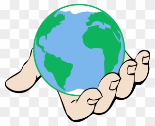 Human Behavior,area,globe - World In Hand Cartoon Clipart