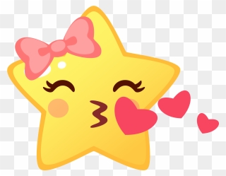 Kissing Baby Star Clipart