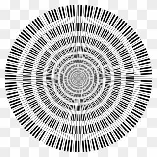 Symmetry,area,monochrome Photography - Psychedelic Circle Clipart