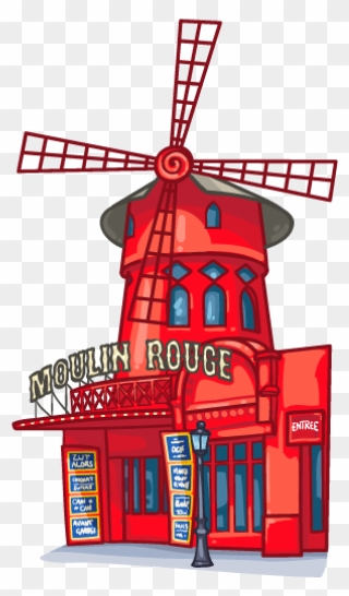 Moulin Rouge Paris Clipart - Png Download