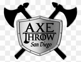 Axe Throw San Diego Clipart