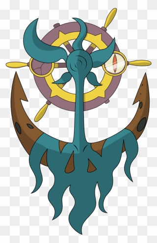 Dhelmise"s Chain-like Green Seaweed Can Stretch Outwards - Dhelmise Shiny Clipart