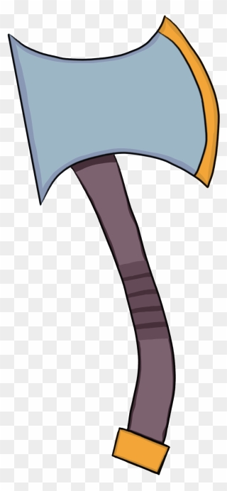 2dcartoonaxe - Hatchet Clipart