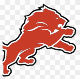 Nfc North Logo Color Swap Pride Of Detroit - Red Detroit Lions Logo Clipart