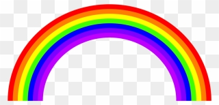 Transparent Rainbow - Rainbow To Print Out Clipart