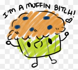 Collection Of Free Muffin Drawing Blueberry Download - Cartoon Blueberry Muffin Clipart
