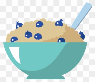 Transparent Bowl Of Oatmeal Clipart - Png Download