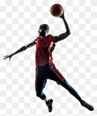 Person Dunking A Basketball Clipart , Png Download - Stock Basketball Player Png Transparent Png