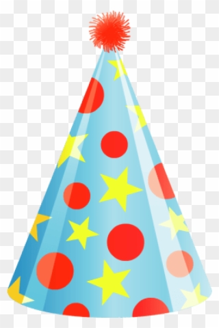 Party Birthday Hat Png - Transparent Background Party Hat Png Clipart