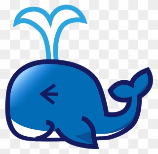 Spouting Whale Emoji Clipart - Burger King - Png Download