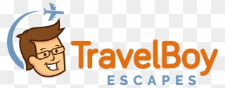 Travel Boy Logo Clipart