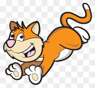 What Does A Cat"s Tail Do - Jumping Cat Png Clipart Transparent Png