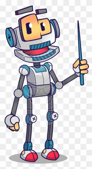 Robot Puppet Cartoon Clipart