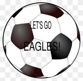 Eagle With Football Clipart Image Transparent Stock - Soccer Ball Clip Art - Png Download