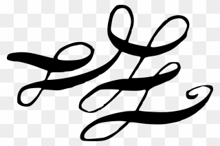Calligraphic Swirls Flourishes 12 Clipart