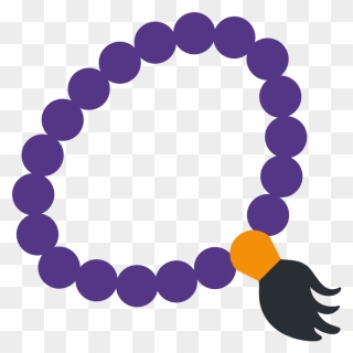 Prayer Beads Emoji Clipart - Prayer Bead Emoji - Png Download
