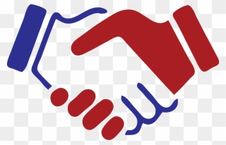 Benefits - Handshake Icon Blue Png Clipart