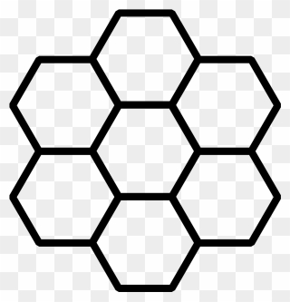 Honeycomb Clipart - Honeycomb Png Pattern Yellow Transparent Png