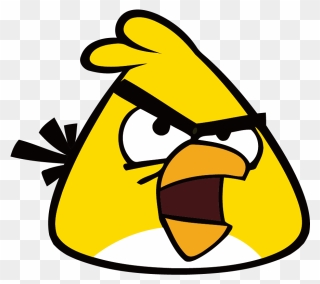 Cartoon Yellow Angry Birds Clipart
