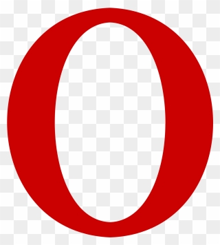 Red Serif O - Letter O Clipart - Png Download
