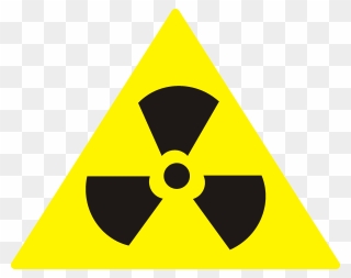 Radioactive Decay Nuclear Power Hazard Symbol Paper - Radioactive Sign Clipart