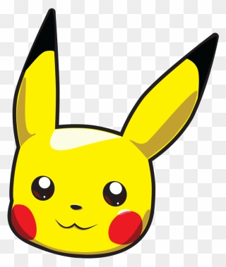 Pokemon Transparent Head - Pikachu Head Png Clipart