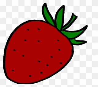 Strawberry - Red Color Clipart Fruits And Vegetables - Png Download
