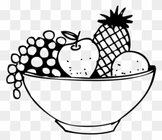 Fruit Basket Drawing Step By Step - Easy Fruit Basket Drawing Clipart